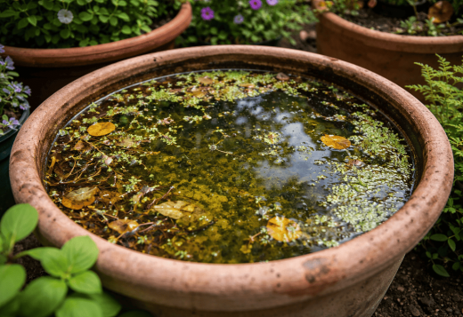 Recherche d'eau stagnante et traitement BTI dans le 06